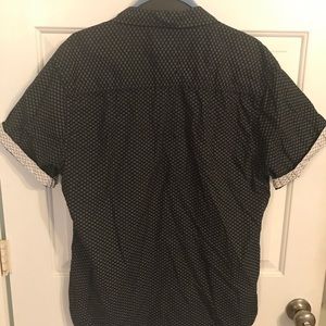 Men Black denim Cotton Shirt